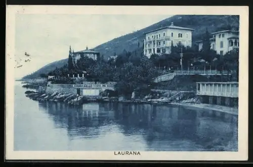 AK Laurana / Lovran, Teilansicht der Ortschaft
