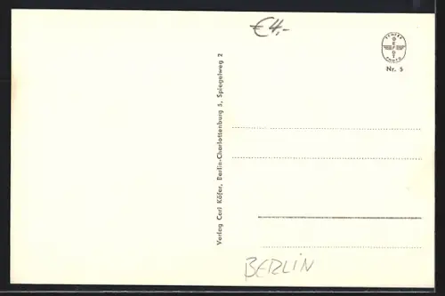 AK Berlin, Weihnachtsmesse am Funkturm, Schneewittchen