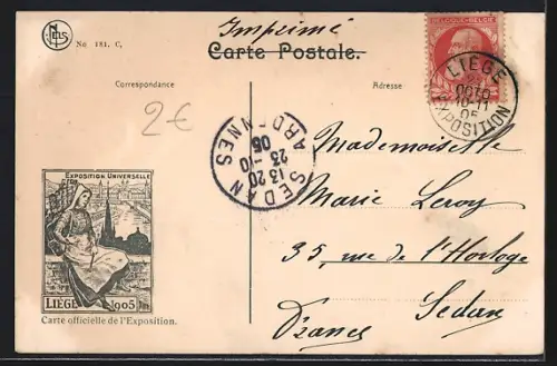 AK Liège, Exposition universelle 1905, Vue générale de Fragnée, Ausstellung