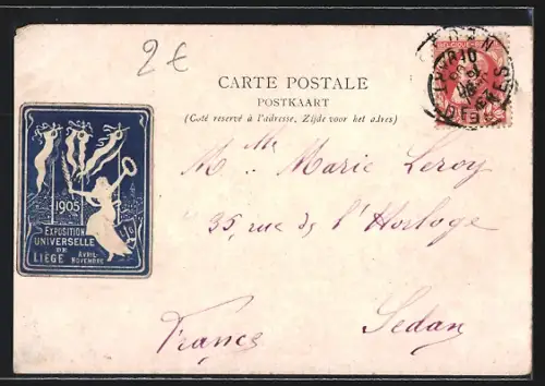 AK Liège, Exposition universelle 1905, France agriculture et horticulture, Ausstellung