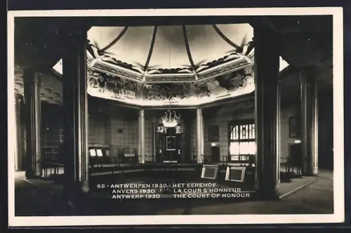 AK Antwerpen, Wereldtentoonstelling 1930, Het Eerehof, Ausstellung