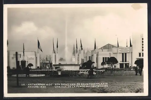 AK Antwerpen, Wereldtentoonstelling 1930, Een Zicht van de Eeuwfeestplaats, Ausstellung