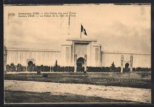 AK Antwerpen, Wereldtentoonstelling 1930, Het Paleis der stad Parijs, Ausstellung