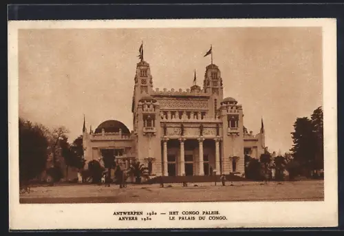 AK Antwerpen, Wereldtentoonstelling 1930, Het Congo Paleis, Ausstellung