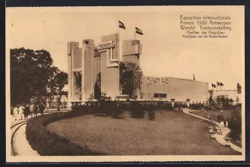 AK Antwerpen, Wereld Tentoonstelling 1930, Paviljoen van de Nederlanden, Ausstellung
