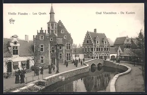 AK Gand, Exposition Universelle 1913, Oud Vlaendren