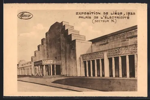 AK Liège, Exposition Internationale 1930, Palais de l`Électricité