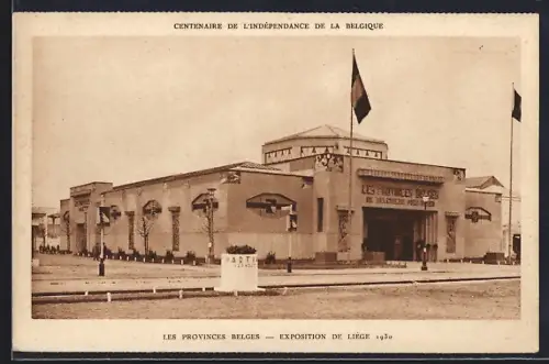 AK Liege, Exposition 1930, Les Provinces Belges