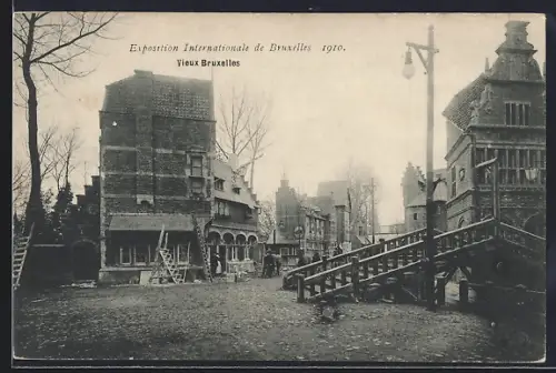 AK Bruxelles, Exposition Internationale 1910, Vieux Bruxelles