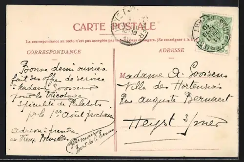 AK Bruxelles, Exposition de 1910, Entrée de Bruxelles Kermesse