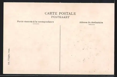 AK Bruxelles, Le Désastre à l`Exposition 1910, Ruines du Restaurant Duval et Partie de la Section Francaise