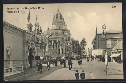 AK Bruxelles, Exposition 1910, Palais du Brésil