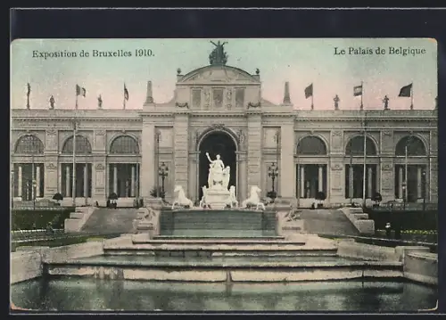 AK Bruxelles, Exposition de 1910, Le Palais de Belgique