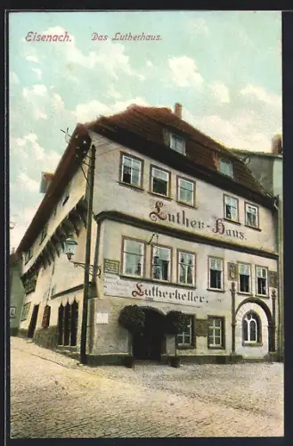 AK Eisenach, Lutherhaus, Aussenansicht, Lutherkeller