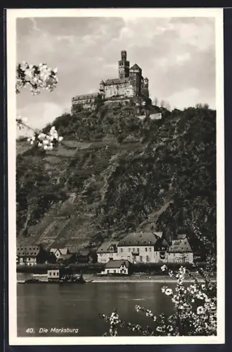 AK Braubach, Blick auf die Marksburg