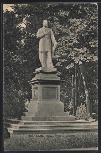 AK Bad Ems, Kaiser-Wilhelm-Denkmal