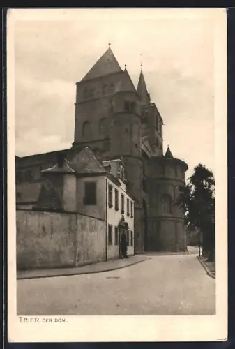 AK Trier, Dom mit Strassenpartie