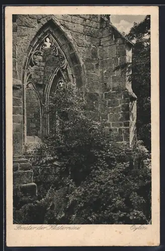 AK Oybin, Fenster der Klosterruine