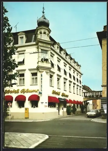 AK Rastatt /Baden, Hotel Blume, Inh. Fam. Augenstein