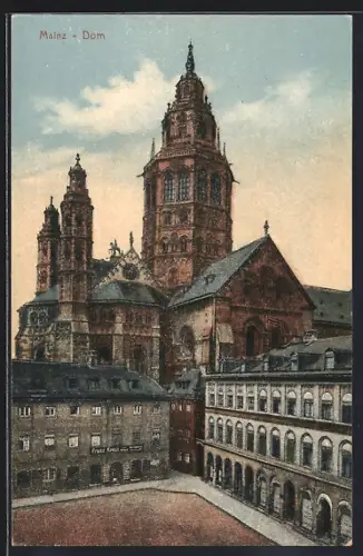 AK Mainz, Blick auf den Dom