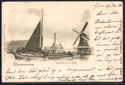 AK Wormerveer, Gezicht op de Zaan