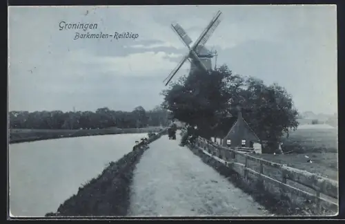 AK Groningen, Barkmolen-Reitdiep, Windmühle