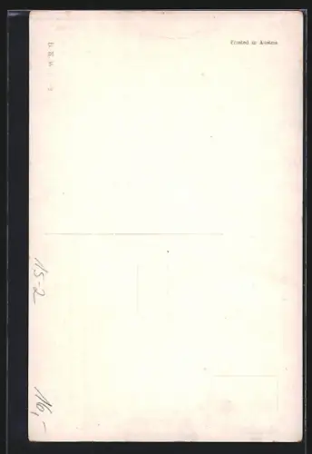 AK Wien, Zeppelin-Luftschiff über dem Stafansplatz, Portrait von Graf Zeppelin