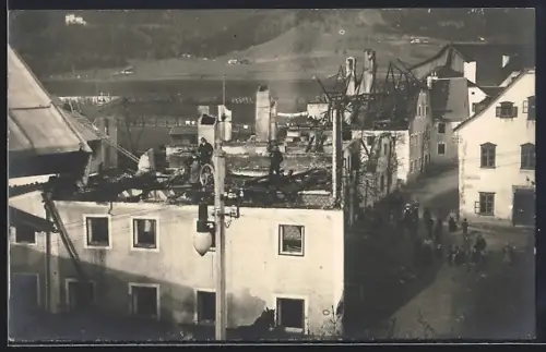 AK Haslach, Zerstörung nach einem Brand 1910