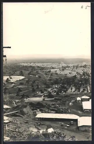 Foto-AK Likasi, Bergbau, Panorama