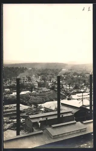 Foto-AK Likasi, Bergbau, Panorama
