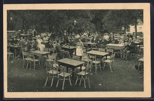 AK Wien, Gasthaus Resi-Tant in der Dornbacherstrasse 127