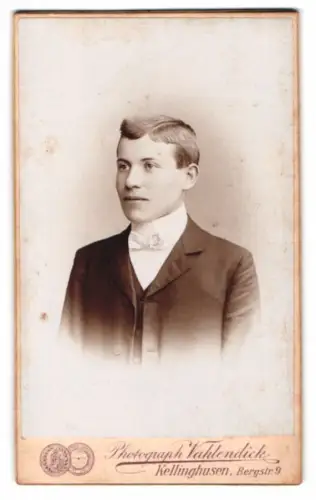 Fotografie Vahlendick, Kellinghusen, Bergstrasse 9, Hermann als junger Mann