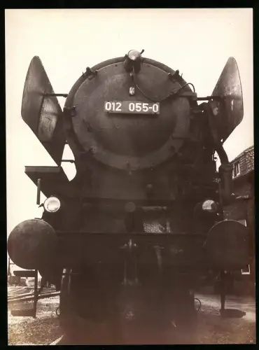 Fotografie Eisenbahn Deutsche Reichsbahn, Dampflok - Lokomotive Nr. 012 055-0