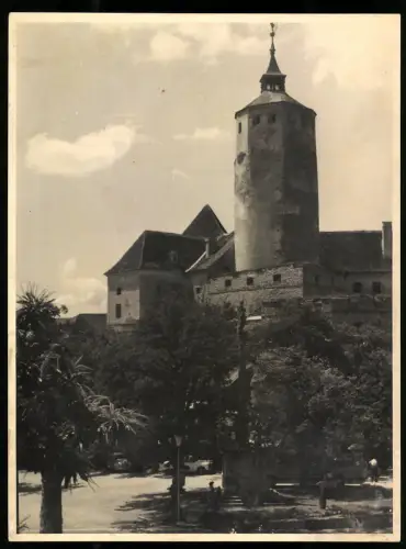 Fotografie unbekannter Fotograf, Ansicht Forchtenstein / Burgenland, Burg Forchtenstein