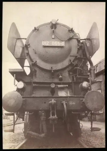 Fotografie Eisenbahn Deutsche Reichsbahn, Dampflok - Lokomotive No. 012 055-0