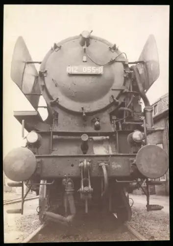 Fotografie Eisenbahn Deutsche Reichsbahn, Dampflok - Lokomotive No. 012 055-0