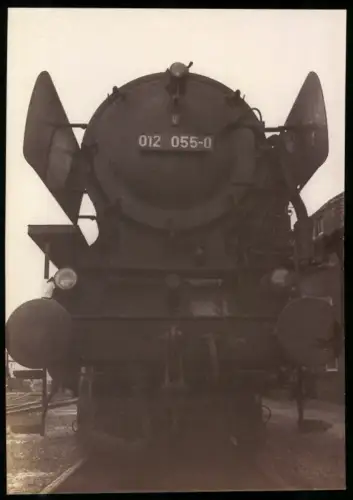 Fotografie Eisenbahn Deutsche Reichsbahn, Dampflok - Lokomotive No. 012 055-0