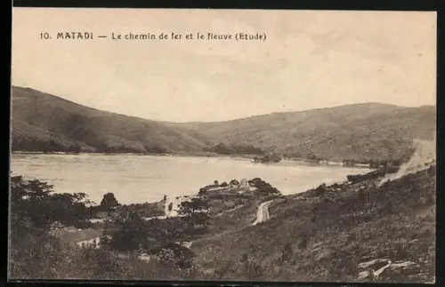 AK Matadi, Le chemin de fer Matadi-Leopoldville et le fleuve