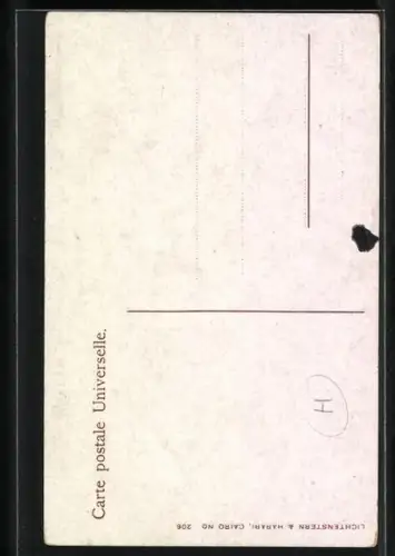 AK Barbarin, Afrikaner mit Kopfschmuck, afrikanische Volkstypen