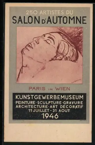 AK Wien, Paris Ausstellung 1946, Salon d`Automne