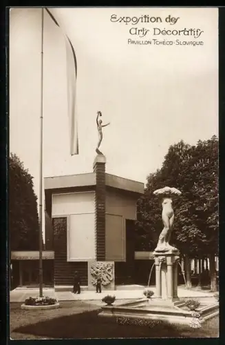 AK Paris, Exposition des Arts décoratifs 1925, Pavillon Tchèco-Slovaque