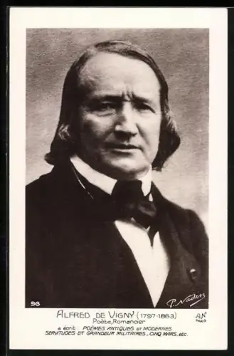 AK Poete & Romancier Alfred de Vigny