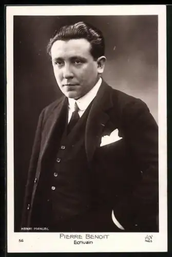 AK Pierre Benoit, Ecrivain