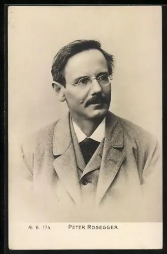 AK Steiermark, Peter Rosegger im Anzug