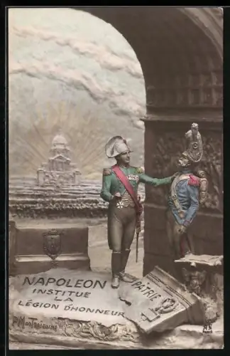 Künstler-AK Domenico Mastroianni: Napoleon Institue la Legion D'Honneur