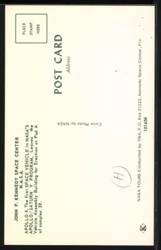 AK Apollo 4, the first Space Vehicle in NASA`s Apollo /Saturn V Program, Raumfahrt