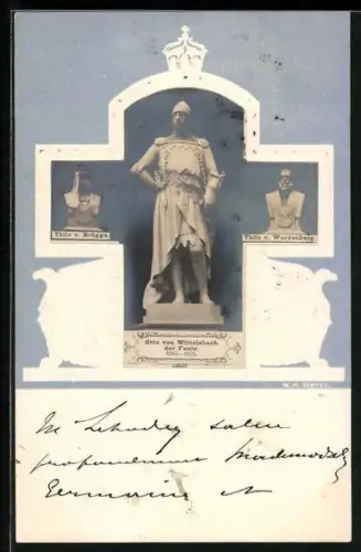 AK Denkmäler, Otto von Wittelsbach der Faule, Thilo v. Brügge
