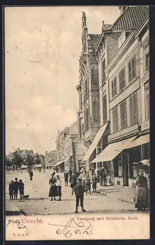 AK Utrecht, Vreeburg met Stichtsche Bank