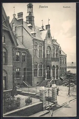 AK Heerlen, Raadhuis, Blick zum Rathaus