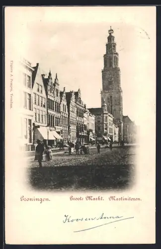 AK Groningen, Groote Markt & Martintoren